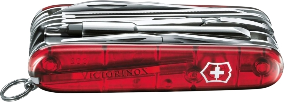 Нож Victorinox Cybertool L 91мм, 41функ, красный прозрачный (Vx17775.T) фото4