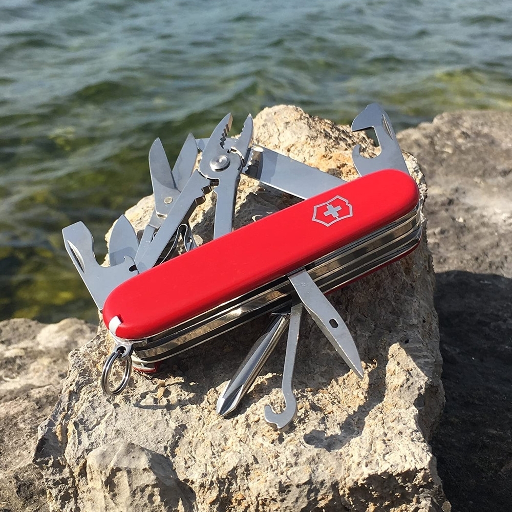 Нож Victorinox Deluxe Tinker 91мм,17функ,черв (Vx14723) фото5