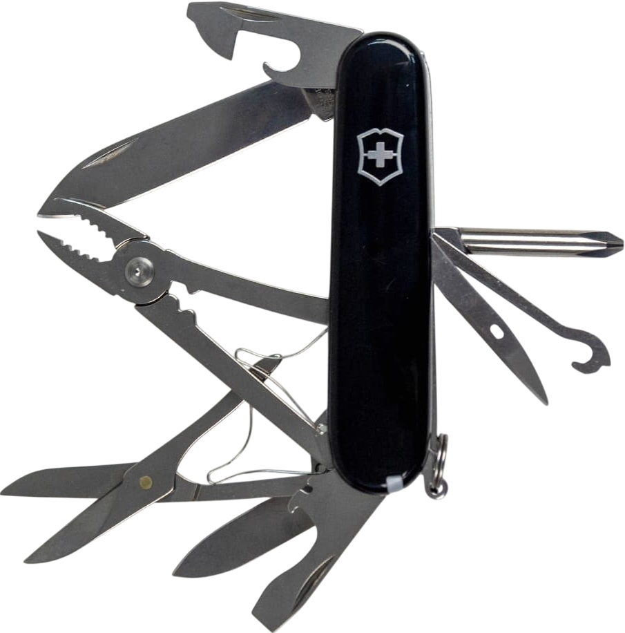 Нож Victorinox Deluxe Tinker 91мм, 17функ, черный (Vx14723.3) фото2