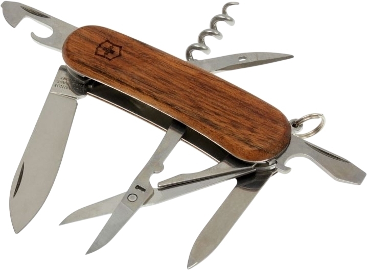 Нож Victorinox EvoWood 14 85мм, 12 функ, орех (Vx23901.63) фото2