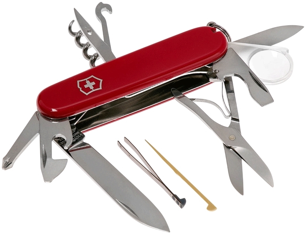 Нож Victorinox Explorer 91мм,16функ,черв (Vx16703) фото2