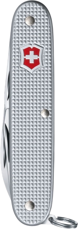 Нож Victorinox Farmer 93мм, 9функ, рифл.серебро (Vx08241.26) фото2