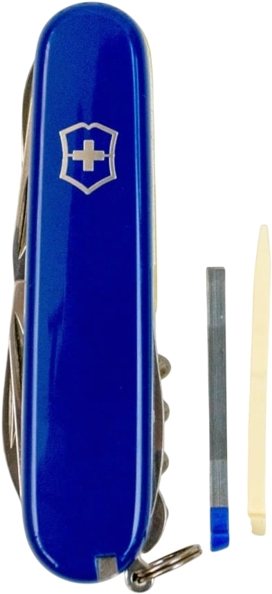 Нож Victorinox Climber Ukraine 91мм, 14функ, син-желт (Vx13703.2.8) фото5