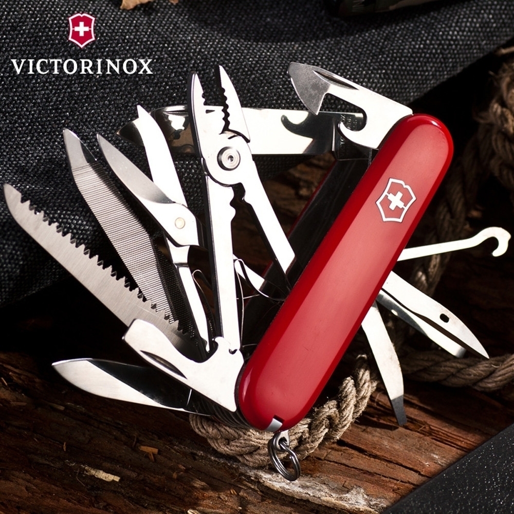 Нож Victorinox Handyman 91мм,24функ,черв (Vx13773) фото4