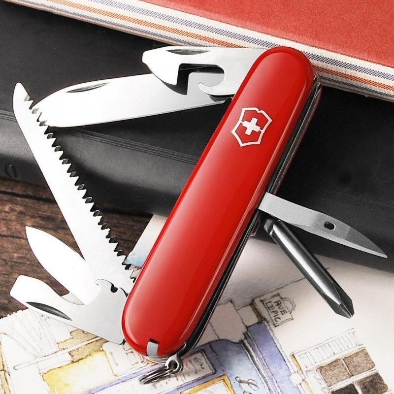 Нож Victorinox Hiker 91мм,13функ,черв (Vx14613) фото5