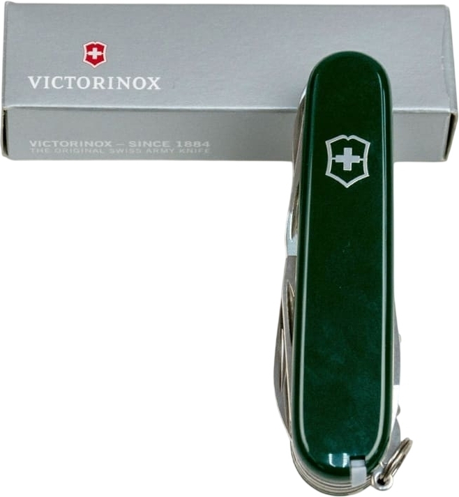 Нож Victorinox Huntsman 91мм,15функ,зел (Vx13713.4) фото5
