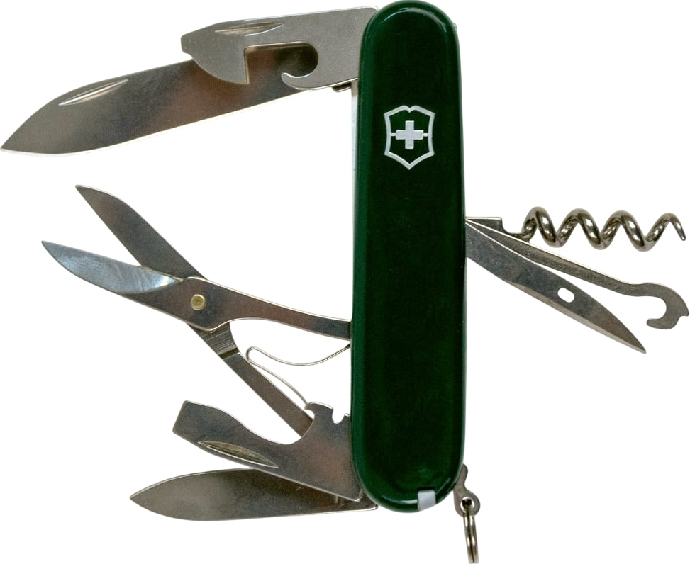 Нож Victorinox Huntsman 91мм,15функ,зел (Vx13713.4) фото2