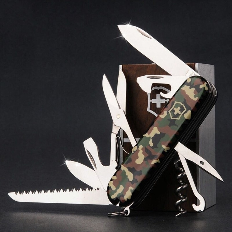 Нож Victorinox Huntsman 91мм, 15функ, камуфляж (Vx13713.94) фото4