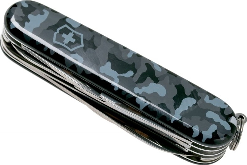 Нож Victorinox Huntsman 91мм,15функ,син.камуфляж (Vx13713.942) фото4