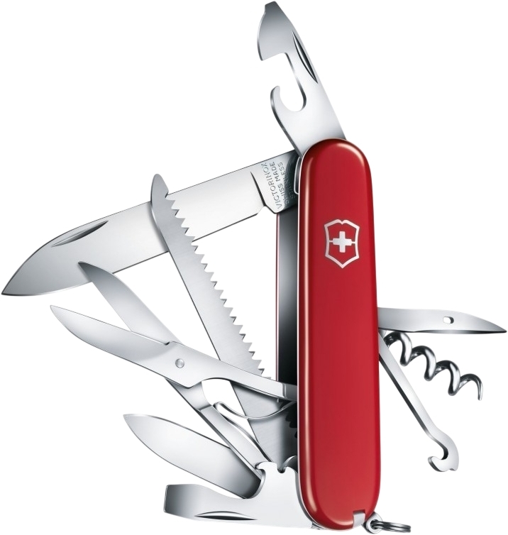 Нож Victorinox Huntsman 91мм,15функ,черв (Vx13713) фото2