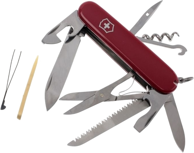 Нож Victorinox Huntsman 91мм,15функ,черв (Vx13713) фото3