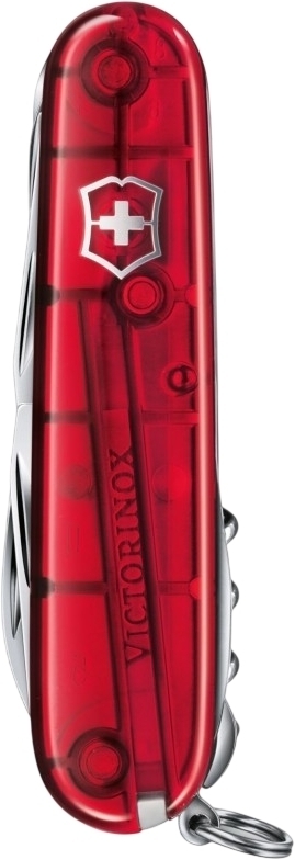Нож Victorinox Huntsman 91мм, 15функ, красный прозрачный (Vx13713.T) фото3