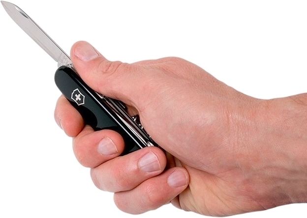 Нож Victorinox Huntsman 91мм, 15функ, черный (Vx13713.3) фото