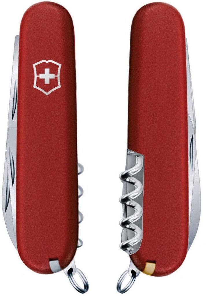 Нож Victorinox Huntsman Mat 91мм, 15функ, черв.мат (Vx13713_M0007p) фото2