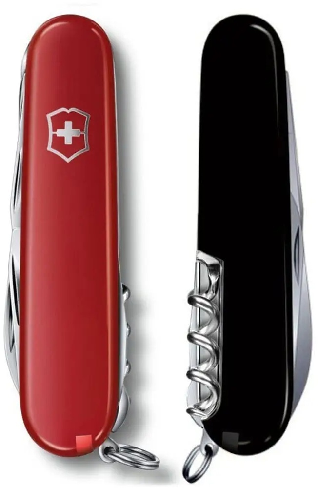 Нож Victorinox Huntsman Ukraine 91мм, 15функ, черв-черный (Vx13713.1.3) фото2