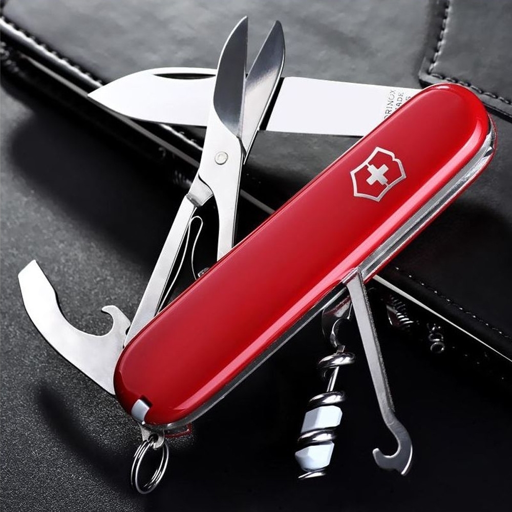 Ніж Victorinox Compact 91мм,15функ,черв, (Vx13405) фото3