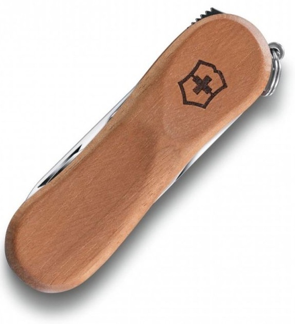Нож Victorinox NailClip Wood 580 лезвие 65мм, 6функ, орех (Vx06461.63) фото2
