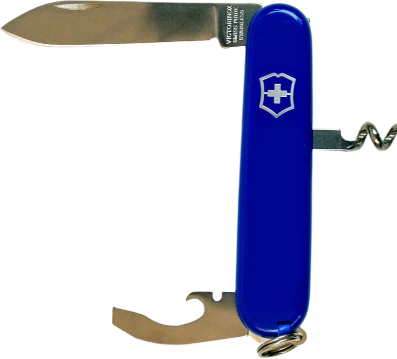 Нож Victorinox Waiter Ukraine 84мм, 9функ, син-желт (Vx03303.2.8) фото2
