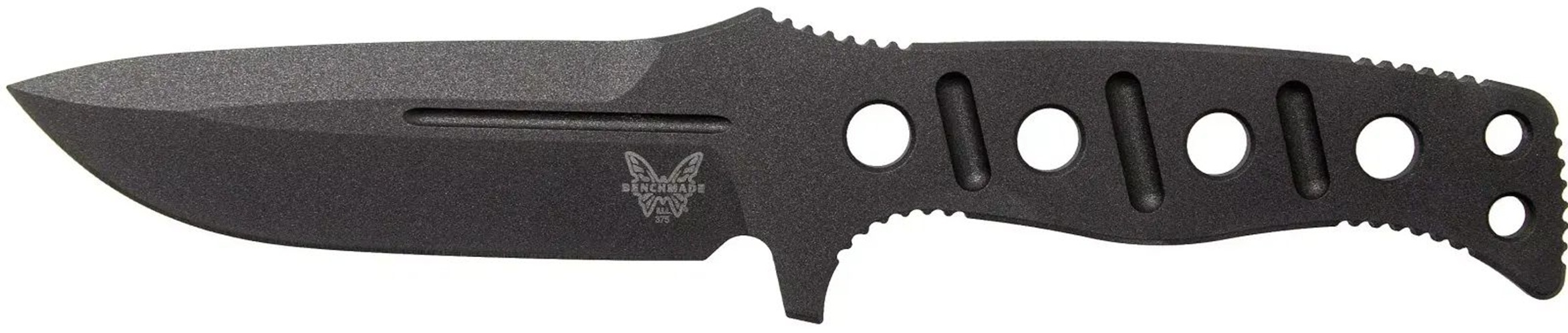 Нож Benchmade Sibert Adamas, фикс, паракорд, черный (375BK-1) (375BK-1) фото