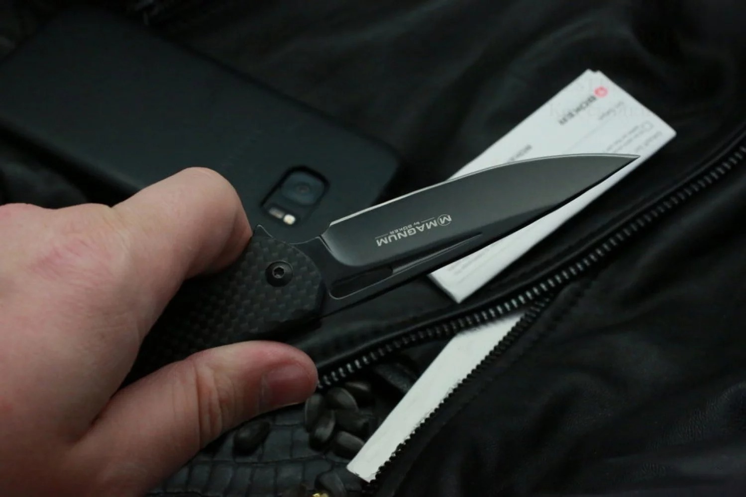 Ніж Boker Magnum Black Carbon (01RY703) фото3