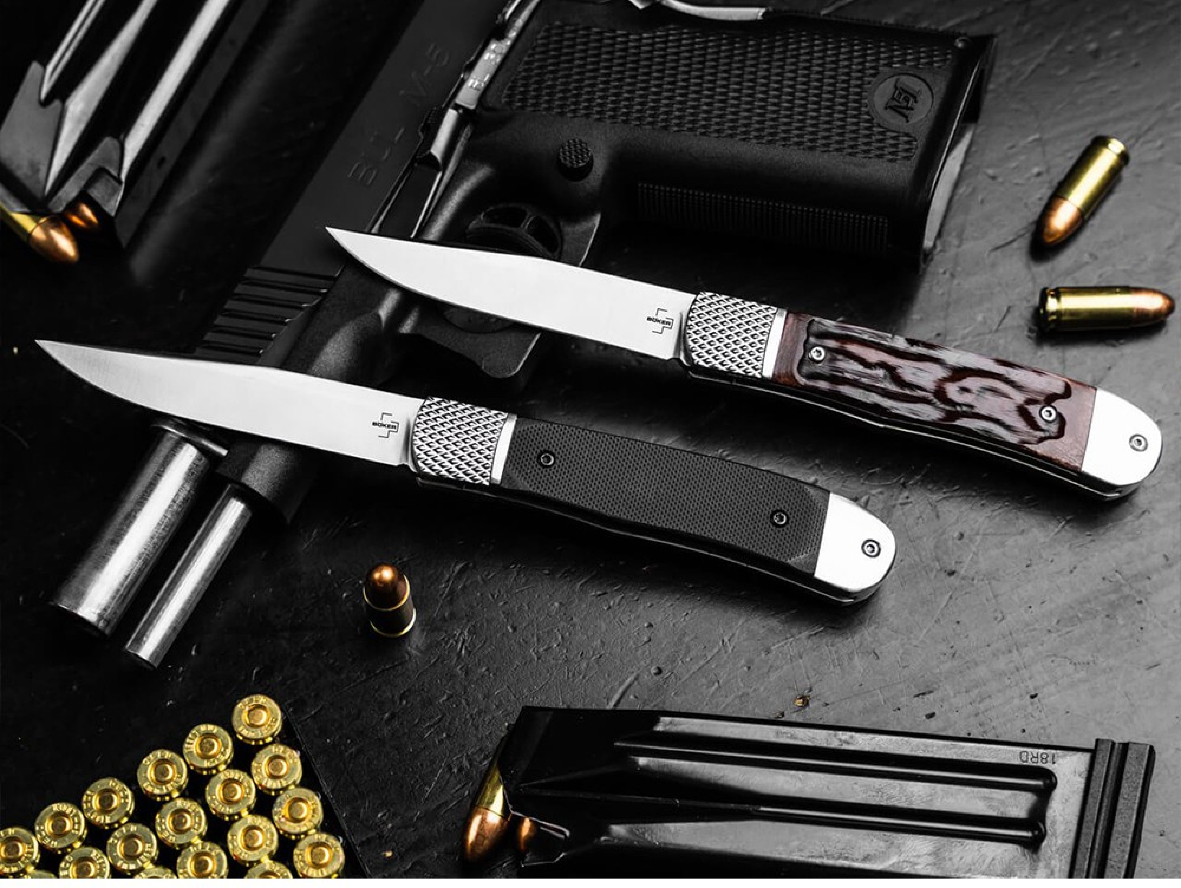 Ніж Boker Plus Hidden Release Trapper G-10 (01BP0028) фото3