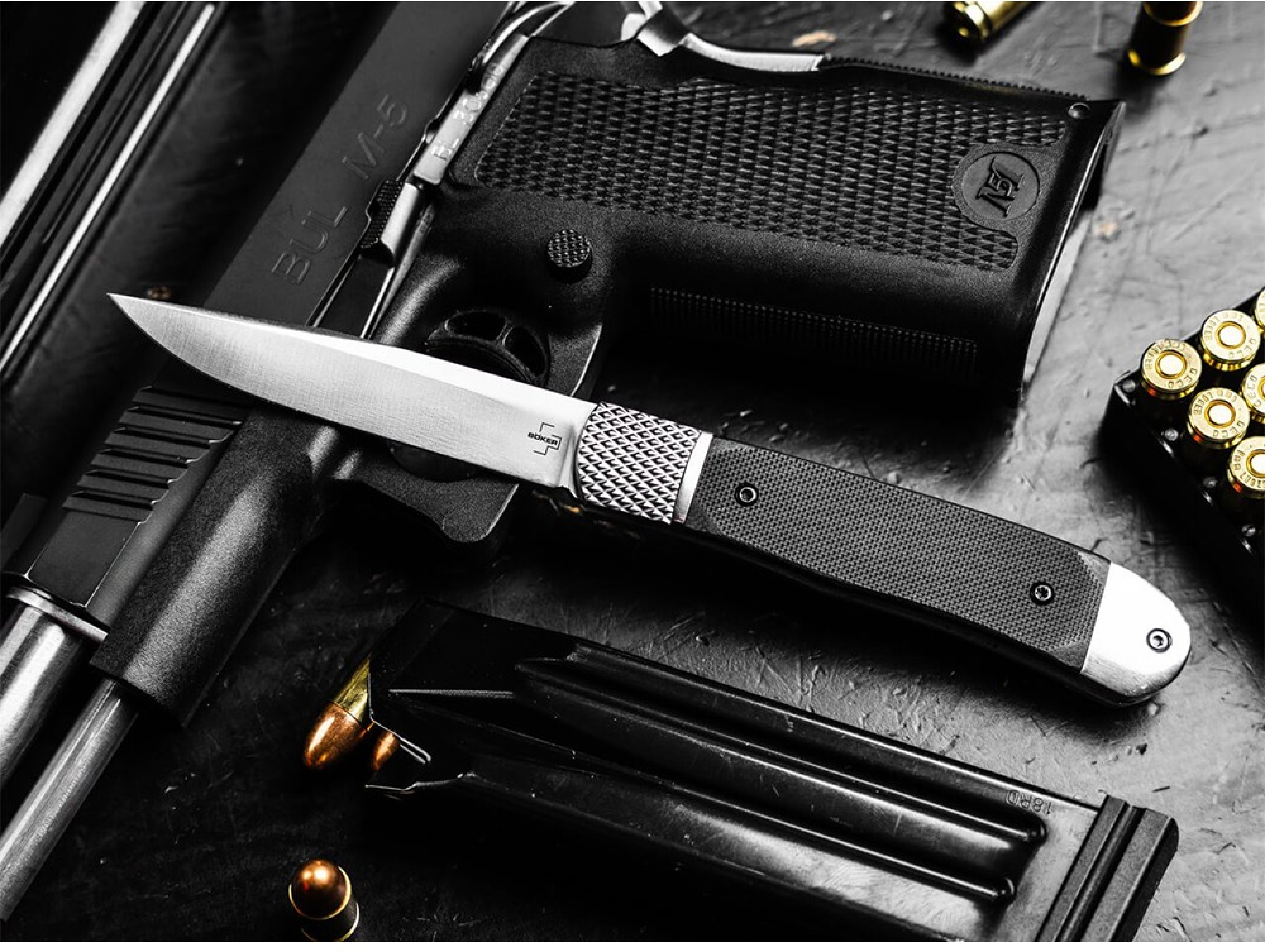 Ніж Boker Plus Hidden Release Trapper G-10 (01BP0028) фото4