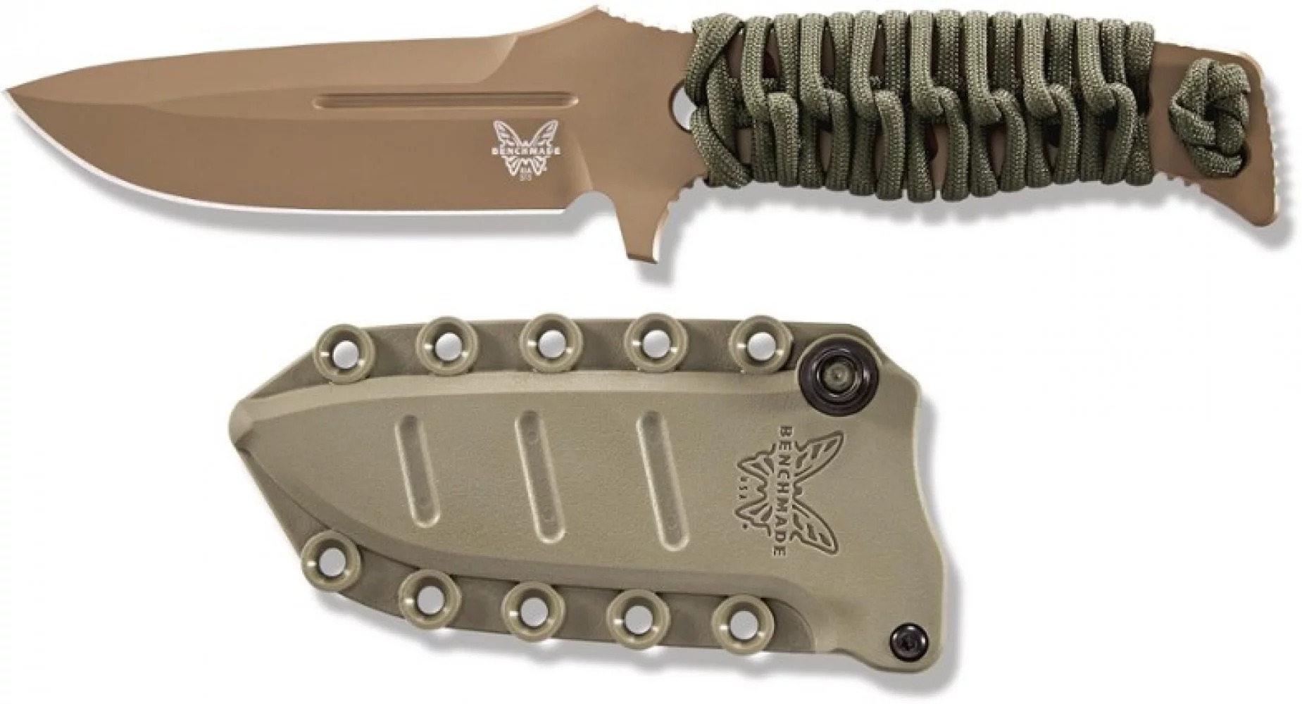 Нож Benchmade Sibert Adamas, фикс, паракорд, tan 375FE-1 (375FE-1) фото3