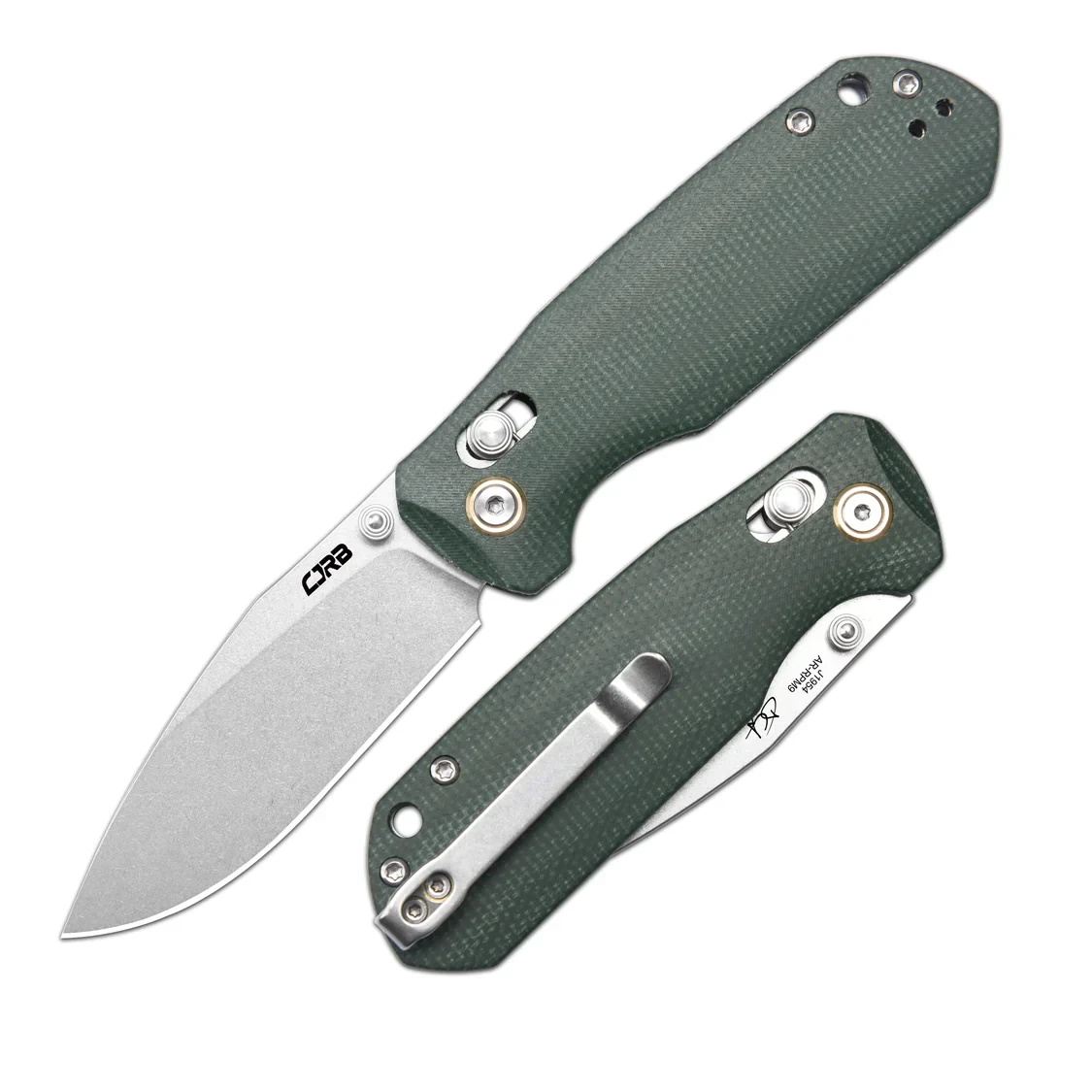 Ніж CJRB Maximal, AR-RPM9, Micarta green (J1954-MGN) фото2
