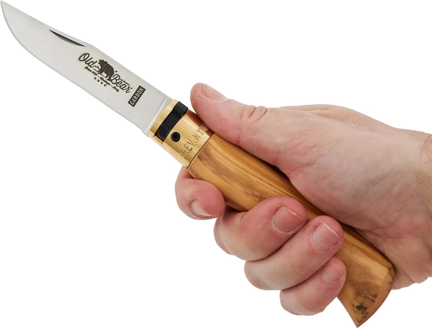 Ніж Old Bear Classic L, C70 steel, Olive wood (9306/21_LU) фото6