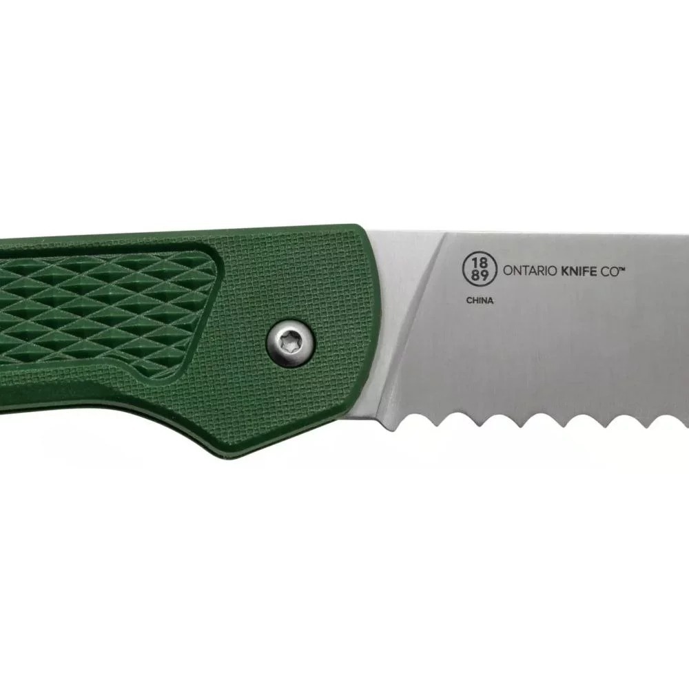 Ніж Ontario Knife Camp Plus Bread green (ON4310) фото