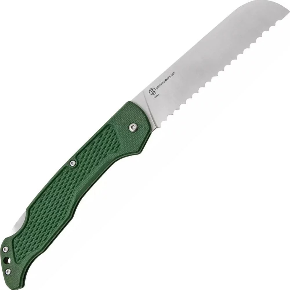 Ніж Ontario Knife Camp Plus Bread green (ON4310) фото