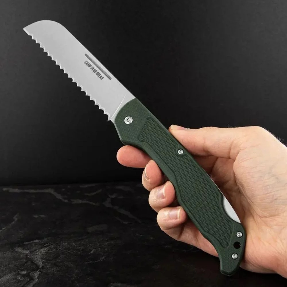 Ніж Ontario Knife Camp Plus Bread green (ON4310) фото