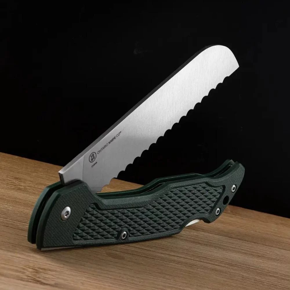 Ніж Ontario Knife Camp Plus Bread green (ON4310) фото