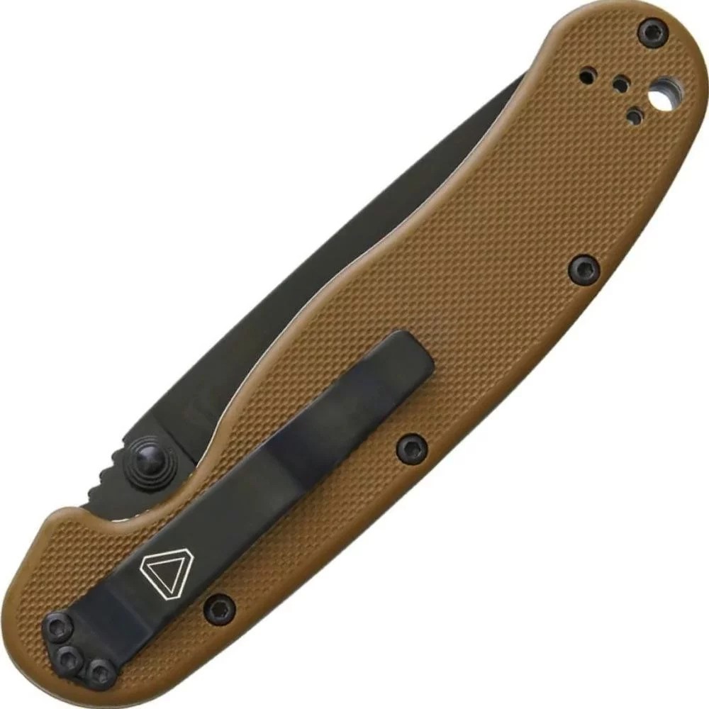 Нож Ontario Knife RAT II Linerlock coyote brown (ON8830CB) фото2