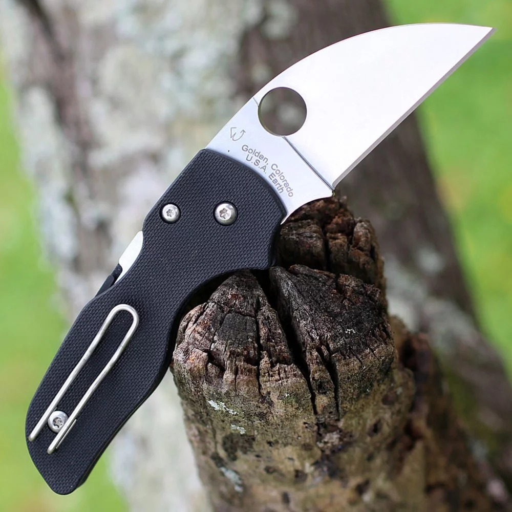 Ніж Spyderco Lil' Native G-10 Wharncliffe, black (C230GPWC) фото