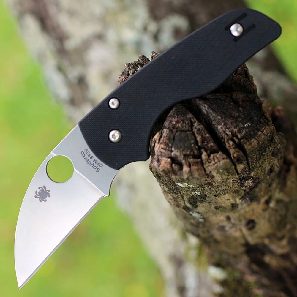 Ніж Spyderco Lil' Native G-10 Wharncliffe, black (C230GPWC) фото