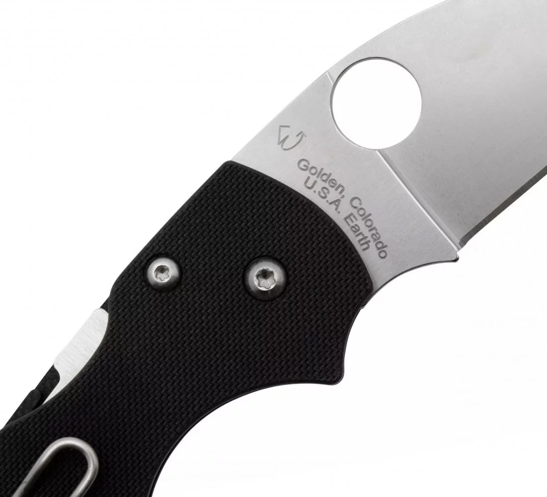 Ніж Spyderco Lil' Native G-10 Wharncliffe, black (C230GPWC) фото