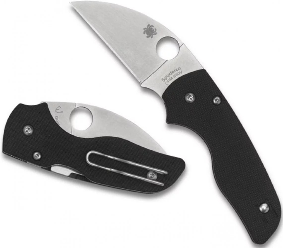 Ніж Spyderco Lil' Native G-10 Wharncliffe, black (C230GPWC) фото