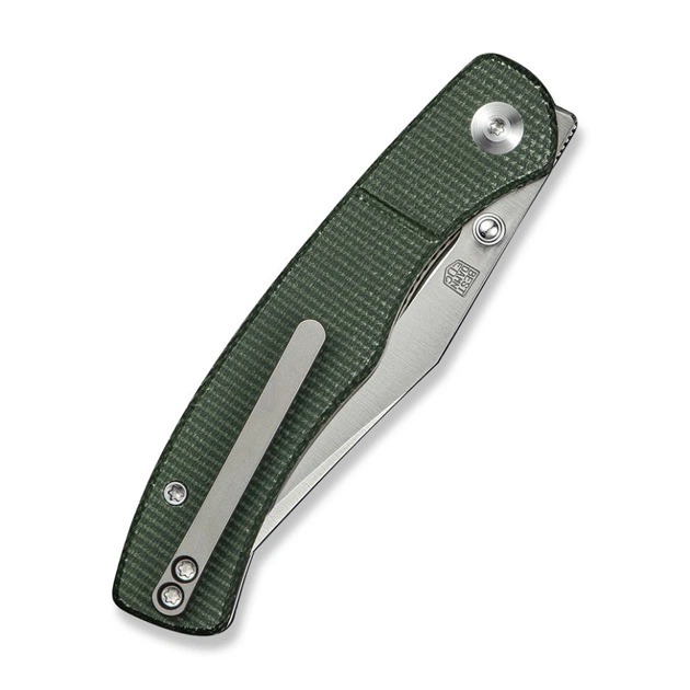 Ніж складаний кишеньковий Civivi Clingman, (7.6 см) Nitro-V / Micarta темно-зелений (C23065-4) фото