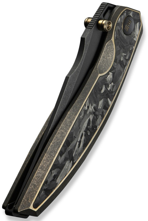 Нож складной охотничий Weknife Quinseris (100,1 см) Bohler M390/Titanium бронзовый (WE23093-2) фото8