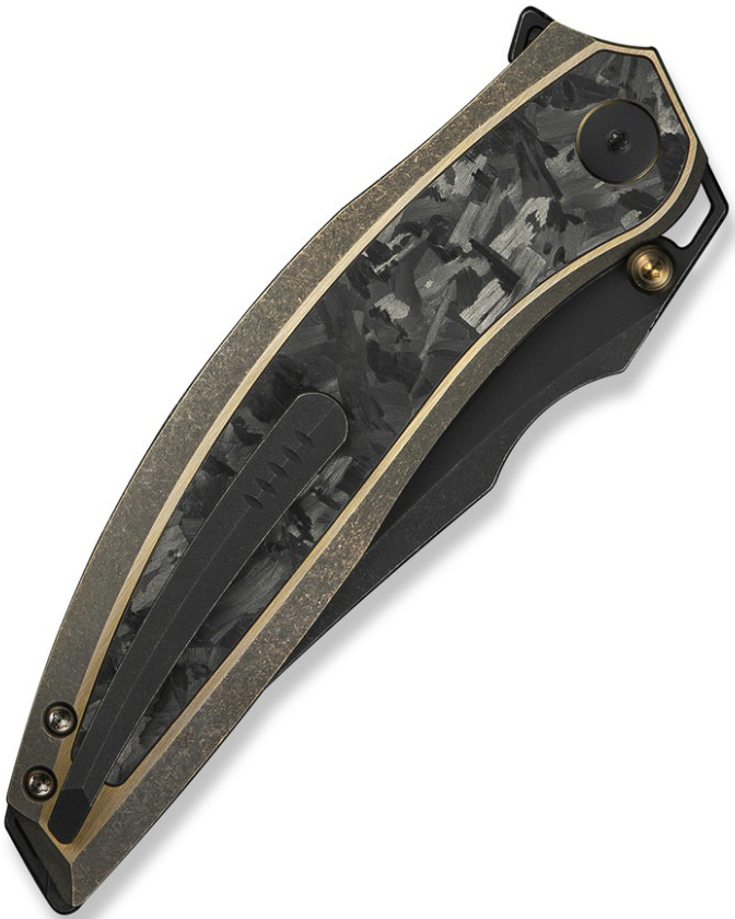 Нож складной охотничий Weknife Quinseris (100,1 см) Bohler M390/Titanium бронзовый (WE23093-2) фото6