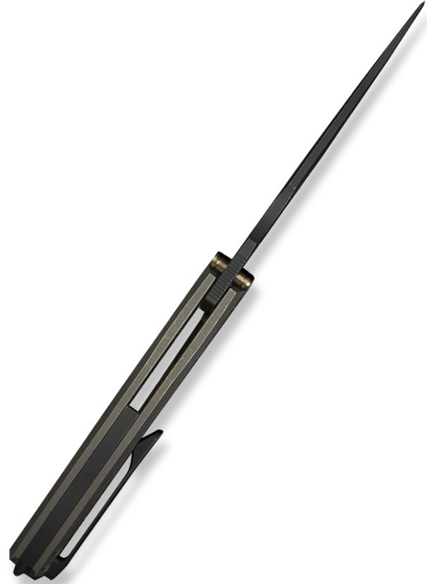 Нож складной охотничий Weknife Quinseris (100,1 см) Bohler M390/Titanium бронзовый (WE23093-2) фото4