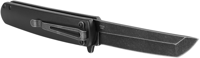 Ніж складаний туристичний Ganzo (9.6 см) 440A / ABS чорний (G626-BK) фото2
