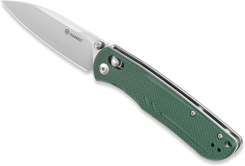 Ніж складаний туристичний Ganzo (8.8 см) D2 / G10 зелений (G771-GB) фото2