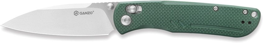 Ніж складаний туристичний Ganzo (8.8 см) D2 / G10 зелений (G771-GB) фото3