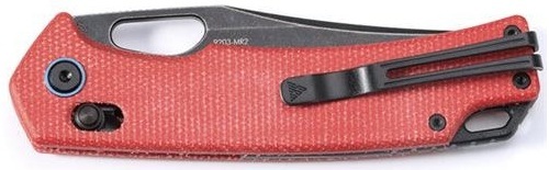 Ніж складаний туристичний SRM Retriever (9 см) 10Cr / Micarta червоний (9203-MR2) фото2