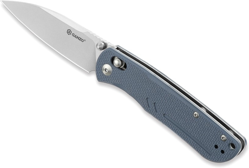 Ніж складаний туристичний Ganzo (8.8 см) D2 / G10 сірий (G771-GY) фото2