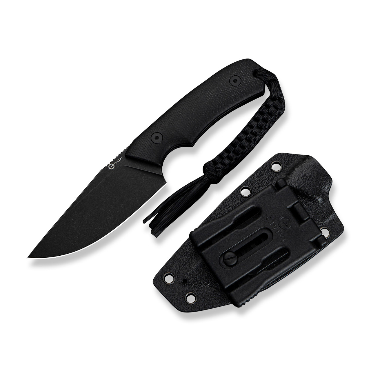 Нож фиксированный тактический Civivi Gander, (9,2 см) 14C28N/Micarta черный (C24058B-2) фото2