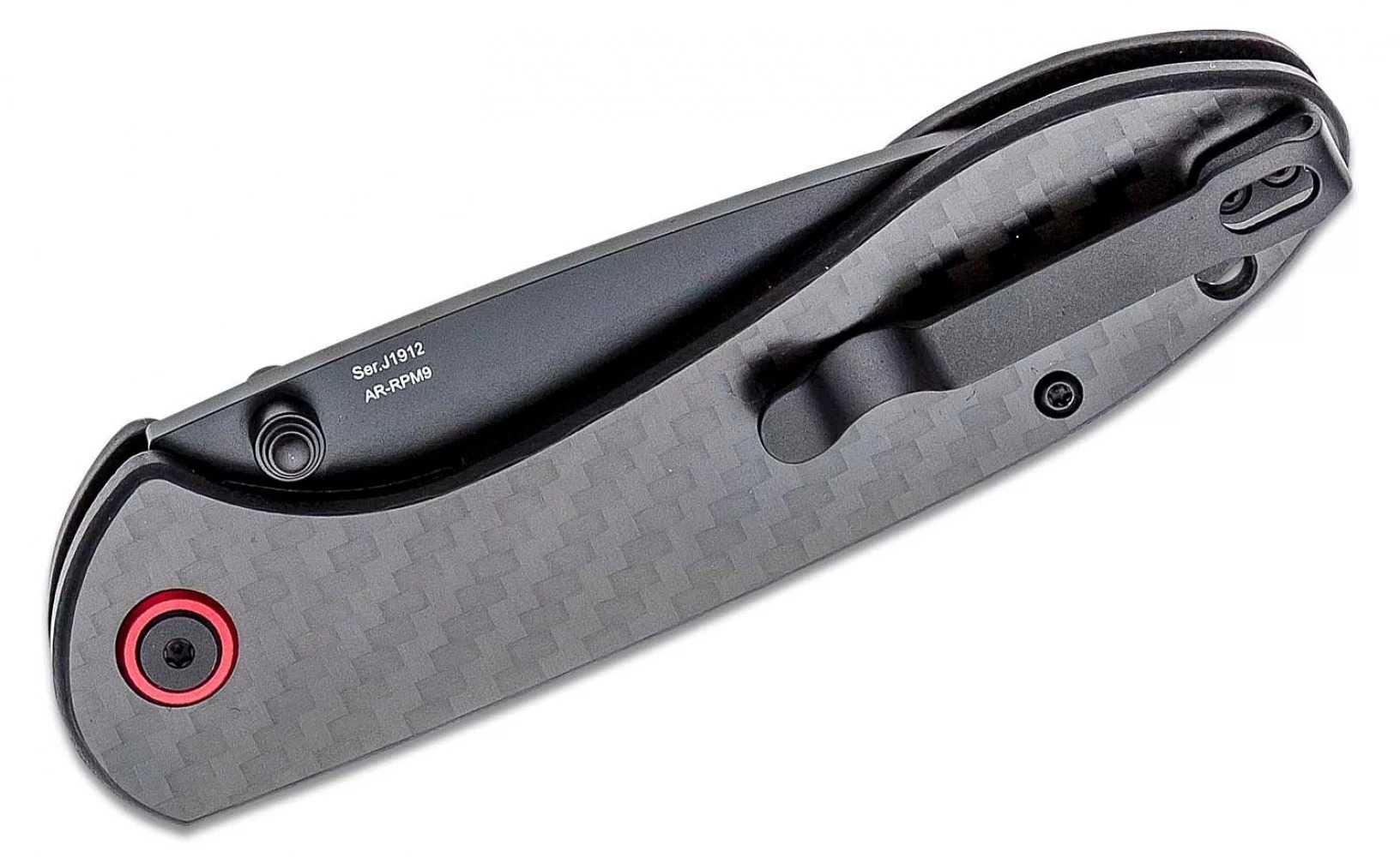 Ніж CJRB Feldspar Black Blade, AR-RPM9 Steel, CF, black (J1912-BCF) фото2
