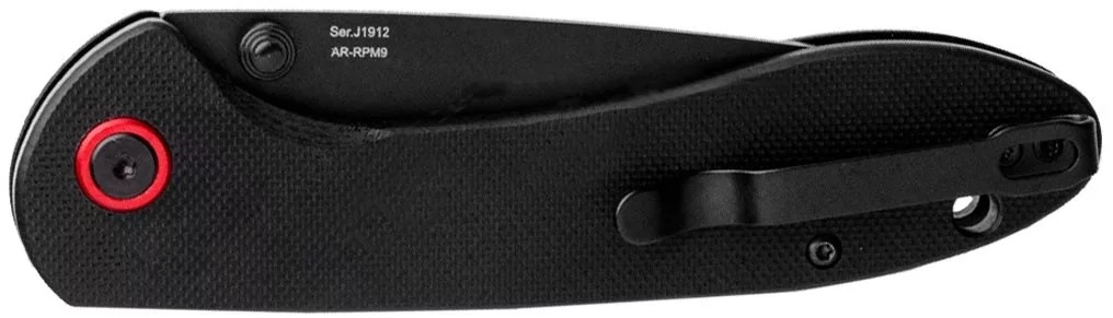 Ніж CJRB Feldspar Black Blade, AR-RPM9 Steel, black (J1912-BBK) фото3